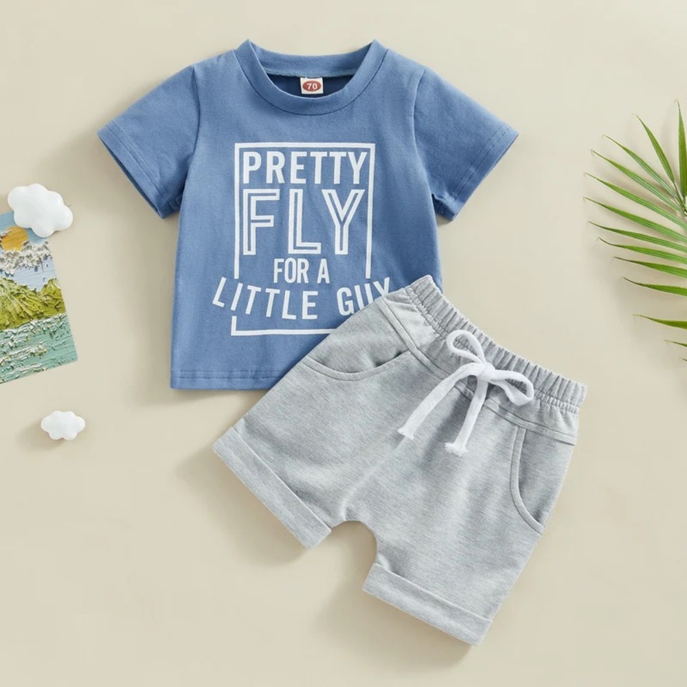 Pretty Fly for a Little Guy T-shirt Shorts Set